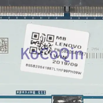 KoCoQin Nešiojamojo kompiuterio motininė plokštė Lenovo Ideapad Xiao xin-14IGM Celeron N4100 5B20S41887 Mainboard NM-C111 SR3S0 DDR4