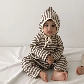 Korėjos vaikų drabužių 2020 kūdikis patenka naujas pliurpalas ilgai nuskaitymo kūdikis romper drabužiai