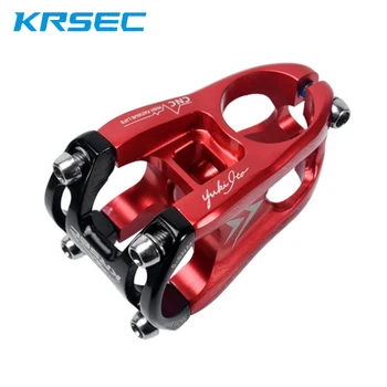 KRSEC ultralight 128g dviračių kamieninių 31.8 mm MTB kalnų dviračių rankenos kamieninių 28.6 mm į priekį trumpas 50mm aliuminio lydinys, CNC tuščiaviduriai DH/AM/XC