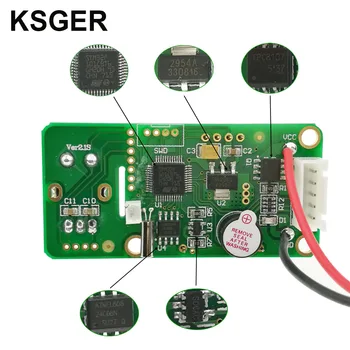 KSGER V2.1S Skaitmeninis STM32 OLED 1.3 Dydžio Ekrano T12 Temperatūros, Akumuliatoriaus Valdiklis 5 Core Silikoninė Viela, 9501 Litavimo Rankena Rinkinys