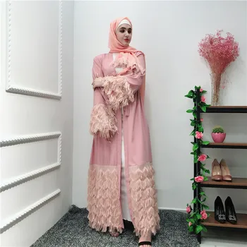 Kutas Abaja Kimono Dubajus Turkijos Musulmonų Mados Suknelė Kaftan Abayas Moterų Megztinis Caftan Islamas Drabužių Ramadanas Skraiste Femme
