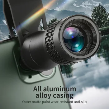 KUULAA Universalus 14X Monokuliariniai Priartinimas HD Optinis mobiliojo Telefono Objektyvą Stebintis Apklausa artinimo objektyvas, skirtas 