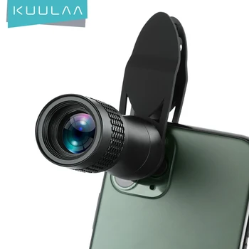 KUULAA Universalus 14X Monokuliariniai Priartinimas HD Optinis mobiliojo Telefono Objektyvą Stebintis Apklausa artinimo objektyvas, skirtas 