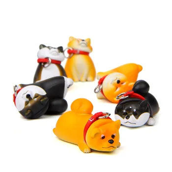 Kūrybos Mielas Corgi Veiksmų Skaičius, Žaislų Gyvūnų Šunų Shiba Inu Lėlių Kolekcija Žaislai Mini Modelis Lėlės Kalėdų Dovana Vaikams