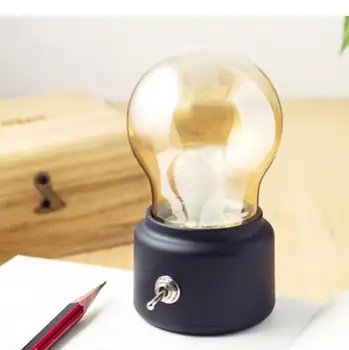 Kūrybos įkrovimo lempos šviesą žibintas įkraunamas nakties lempa USB Dekoratyvinis Naktinis Žibintas