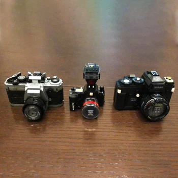 Kūrėjo Kamera Mini Skaitmeninis Fotoaparatas Blokai Retro Rinkti Žaislus Kamera, 3D Modle Plytų Gimtadienio Dovanos Berniukams, Žaislai