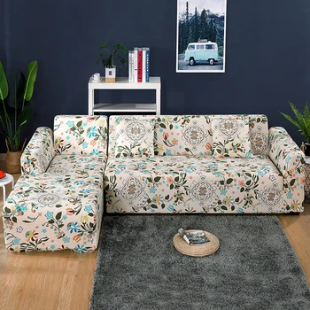 L formos Sofa Cover Elastinga Juoda Sofa apima kambarį Copridivano Sofos padengti Sofos užvalkalai už foteliai 1-4 Vietų