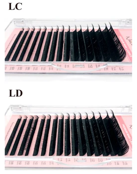 L / L+ / LC / LD / LU curl Netikrų Blakstienų priauginimo Matinis Juodas 8-15mm Sumaišyti PBT Audinės Blakstienos L V Formos Blakstienas Makiažo
