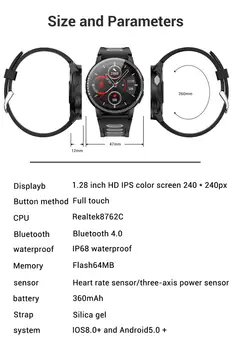 L15 Sporto Smart Watch Vyrų SmartWatch Vandeniui Fitness Tracker Širdies ritmas, Kraujo Spaudimo Monitorius Ilgai Standy Baterija VS L11 L13