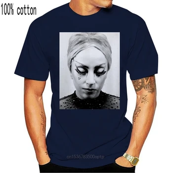 Lady Gaga T-Shirt Pop Muzikos Legenda Aukštos Kokybės Spausdinimo, Medvilnės Unisex Moterų Mados Classic Tee Marškinėliai
