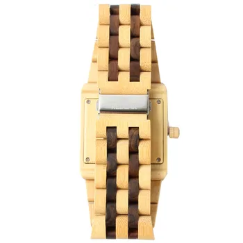 Laikrodžiai vyrams, kvarciniai laikrodžiai vyriški žiūrėti prabangos prekės ženklo bambuko laikrodis Ebony kvepalų Upscale mediniai ponios žiūrėti moterų 2021