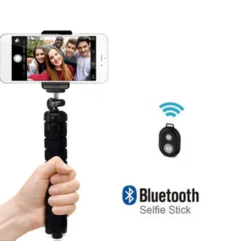 Lanksti Sponge Aštuonkojai Trikojo Universalus Mobiliojo Telefono Trikojo Su Bluetooth Nuotolinio Užrakto IPhone Samsung 