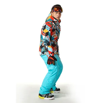 Lauko nauji vyriški slidinėjimo kostiumas atsparus vandeniui slidinėjimo kostiumas striukė Bannan bendrosios dalies 1416-061