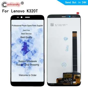 LCD Lenovo K320T LCD Ekranas Touch panel Ekrano skaitmeninis keitiklis modulio Surinkimo 720 x 1440 atsarginės dalys, Lenovo K320T
