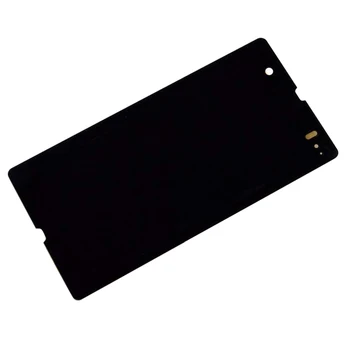 LCD Sony Xperia Z L36h L36i C6606 C6603 C6602 C6601 LCD Ekranas Jutiklinis Ekranas skaitmeninis keitiklis Visiškai Asamblėja atsarginės Dalys, juoda