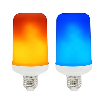 LED Dinaminis Liepsnos Poveikis Lemputės Kūrybos 3Modes Geltona Mėlyna E27 E26 Kūrybos, Kalėdos, naujieji Metai, Atostogų Šalis Dekoro Lempos