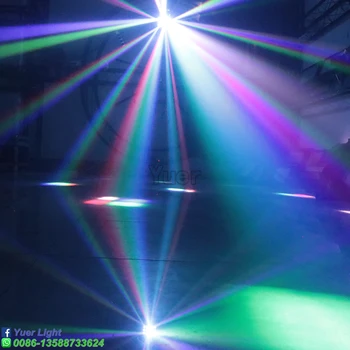 LED DMX Artimosios Šviesos RGBW Lazerių Blykstės Disco DJ Vietoje Scenos Apšvietimas Poveikį Šalies Baras Klubo Vestuvių Drugelis Šviesos Nuotolinio Valdymo