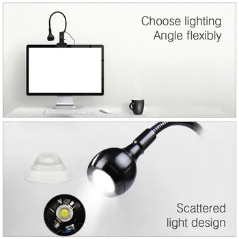 LED Stalo Lempa su Apkaba Įkrovimo Skaitymo Šviesos Akių Priežiūros USB Stalo Lempa LED Naktiniai staleliai, Lempa Kūdikiui Naktį Šviesos Įrašą naktinė lempa