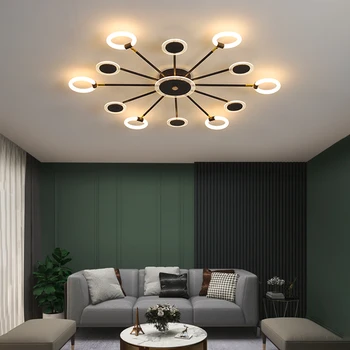 LED Šviestuvo kambarį lubų lempa, apšvietimas, restoranas, miegamojo, virtuvės paprasta atmosferos kūrybos Šiaurės molekulės lempos