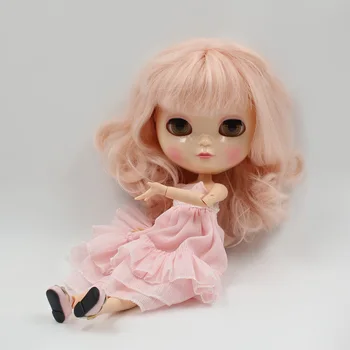 LEDINIS Lėlės bendras lėlės gamyklos BL2352 šviesiai rožinės spalvos plaukų natūralios odos ji tinka kosmetikos 