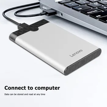 Lenovo S-03 2.5 colių USB 3.0 SATA C Tipo HDD SSD Lauke Nešiojamų 5Gbps/6Gbps Hard Disk Drive Išorės Mobiliojo Atveju Talpyklos