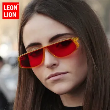LeonLion 2021 Candy Spalva Cateye Akiniai nuo saulės Moterims, Plastikiniai Classic Taurės Vyrų Derliaus Gatvės Įveikti Vairavimo Oculos De Sol UV400