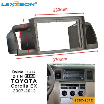 LEXXSON 9 Colių Automobilinis fascia TOYOTA Corolla EX 2007-2012 2Din Grotuvas Fasciją Garso Montavimo Adapteris Rėmas Rinkiniai
