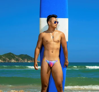 LH38 Spalvinga stora mažas juosmens maudymosi kostiumėliai vyrų seksualus maudymosi plaukti trumpikės skrynios bikini skirtingų varpos maišelis dydis maudymosi šortai