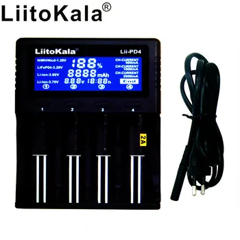 Liitokala 20700B Lii-PD4 LCD), 3,7 v 18650 18350 18500 16340 21700 20700 10440 14500 26650 1.2 v Pilhas AA AAA niMH C