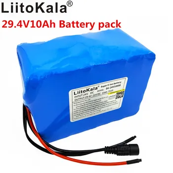 Liitokala 24V Ličio baterija 24V 10ah ličio baterija didelės talpos ličio jonų bateriją, 15A išleidimo 7S bms 300W maitinimo