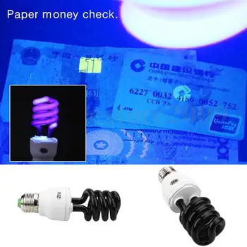 Liuminescencinės lempos 20W E27 mažą varžtelį Ultravioletinių 220V Mažai Energijos, Šviesos, Šviesos, UV Sterilizuoti Lemputės, Lempos
