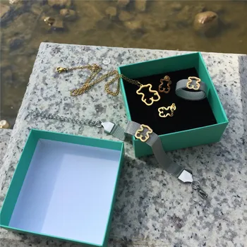 Lokys žiedą, karoliai, apyrankės auskarai aukso spalvos nerūdijančio plieno, padengti žiedai labai didelis, daug gali pasirinkti top aukštos kokybės dovanų