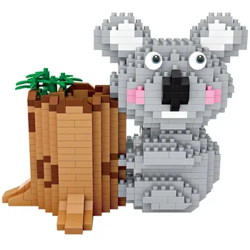 LOZ Deimantų Blokai Koala Mielas Gyvūnų Micro Statybos Mūriniai Blokai Kūrybos Rašiklio Laikiklis Žaislas Vaikams, tai Dovana 