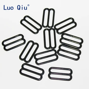 Luo Qiu 25mm liemenėlė reguliuojama sagtis juoda 8 Liemenėlė apatinis trikotažas Metalo ir plastiko sagtis liemenėlė nipelis santykį užsegimas nailonas padengtas metalo (500 vnt./lot)
