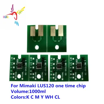 LUS120 Vieną Kartą Chip Mimaki JFX200-2513 EX JFX200-2531 JFX200-2513 JFX500-2131 \SIJ-320UV UJF-3042MkII vienkartinio Naudojimo Lustas