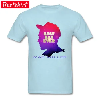 Mac Miller Day Ever Top marškinėliai Paplitęs Trumpas Rankovės Normalaus Grynos Medvilnės Apvalios Apykaklės Vyrų Marškinėliai Drabužių Marškinėliai Vasarą/Rudenį