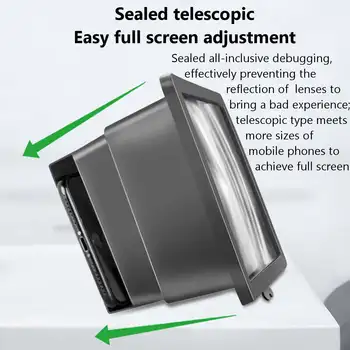 Mados 3D Telefono Ekrane Expander didinamasis stiklas Stiprintuvas Nešiojamų Universalus Mobiliojo telefono Ekrane Išplėsta Loupe Išmaniųjų telefonų