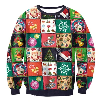 Mados Naujų atvyksta kalėdų 3D Kalėdų Senelis palaidinės Vyrų, Moterų Prakaitas Megztinis Hoodies unisex puloveriai kasdieniai Viršutiniai drabužiai Viršūnės