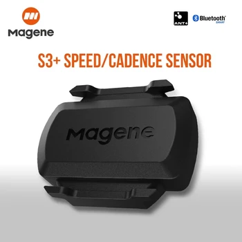 Magene S3+ Speed/Cadence Jutiklis ANT+ Bluetooth Kompiuteris, Spidometras už Strava Garmin iGPSPORT Bryton Dviračio Kompiuteris, Wireless