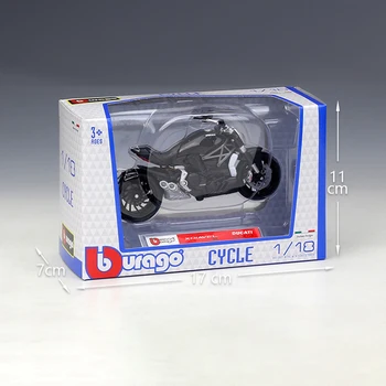 Maisto Bburago 2016 DUCATI Xdiavel S 1:18 Motociklas ModelsAlloy Modelio transporto Nuoma Mini Lenktynių Žaislas Dovanų Kolekcija