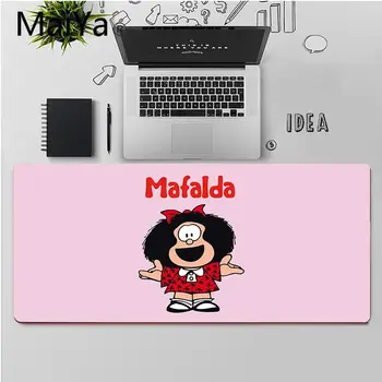 Maiya Aukščiausios Kokybės Mafalda Mergina Unikalų Darbalaukio Trinkelėmis Žaidimo Kilimėlis Nemokamas Pristatymas Didelis, Mouse Pad Klaviatūros Kilimėlis