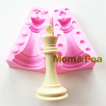 Mama&Žirnių 0999-1002 Nemokamas Pristatymas Šachmatų didelio Dydžio, Formos Silikono Formos Pyragas Apdaila Minkštas Pyragas 3D Pelėsių, Maisto Klasės,