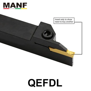 MANF Staklės, Pjovimo QEFD2020R17-3 Pločio Griovelį CNC Tekinimo Apdirbimo Pjovimo Toolholders Cutter Atsisveikinimo Veido Griovelį Įrankio Laikiklis