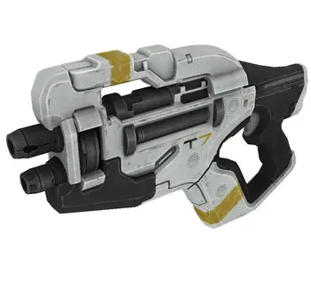 Mass Effect 3 M358 Nagus Pistoletas 1:1 Masto, Popieriniai 3D Rankų darbo 