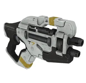 Mass Effect 3 M358 Nagus Pistoletas 1:1 Masto, Popieriniai 3D Rankų darbo 