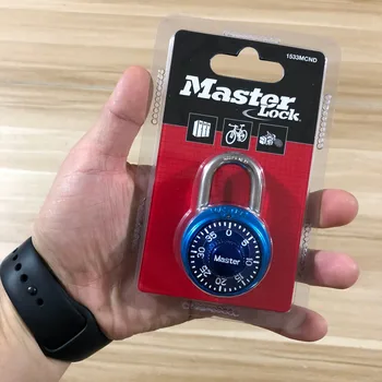 Master Lock Saugumo Metaliniai Užrakinti Kabineto Bagažo Spynos Kombinaciją Smart Slaptažodį Lock Maišą Lagaminą Karuselė Salė, Persirengimo spynos