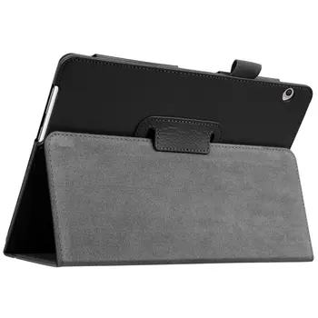 MediaPad T3 10 Litchi Grūdų PU Odos Stovėti Flip Cover Atveju, Huawei MediaPad T3 10 MAA-L09 MAA-L03 9.6 