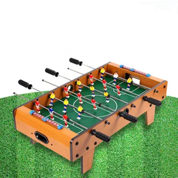Mediniai Futbolo Stalo Tėvų-vaikų Interaktyvi Dėlionė, stalo Žaidimas, Žaislų Stalo Futbolo Mašina