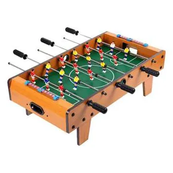 Mediniai Futbolo Stalo Tėvų-vaikų Interaktyvi Dėlionė, stalo Žaidimas, Žaislų Stalo Futbolo Mašina