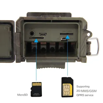 Medžioklės Kamera HC300M 12MP MMS, GPRS, GSM HC300M 1080p Judesio Detektorius Laukinės gamtos Namų Priežiūros lauko kameros medžiotojas